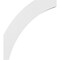Ekena Millwork 4-in. W x 32-in. D x 36-in. H Thorton Architectural Grade PVC Knee Brace BRCP04X32X36THR - alternate 2